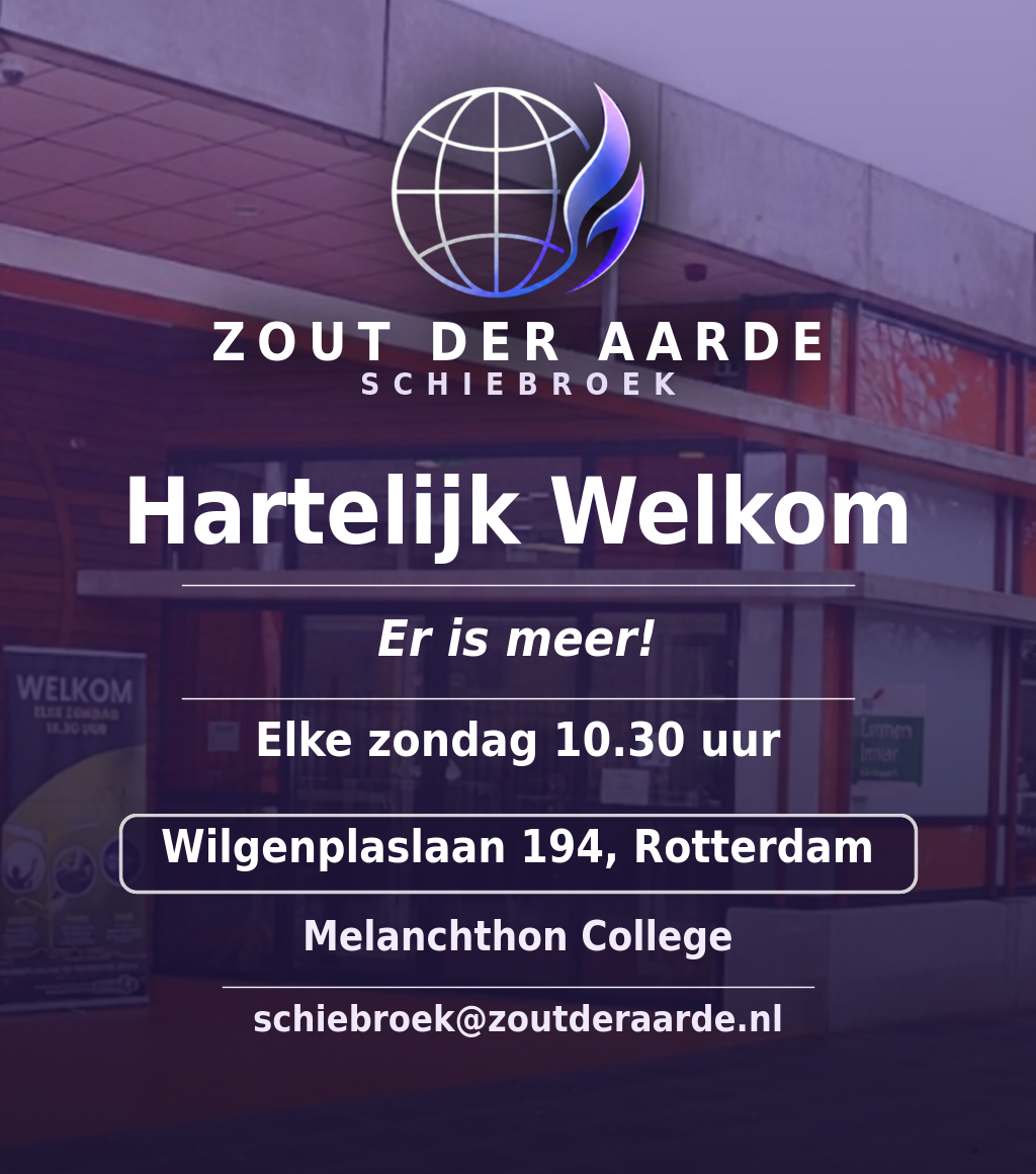 Zondagse diensten — Het Zout der Aarde Schiebroek